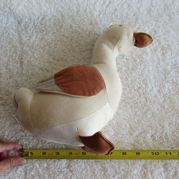 Goose Duck Doorstop Plush Stuffed Animal Vintage Russ Berrie Cottagecore - Picture 14 of 14